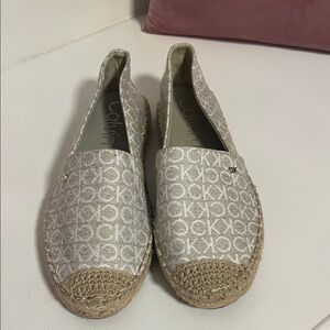 Calvin Klein Women's Cream Espadrilles